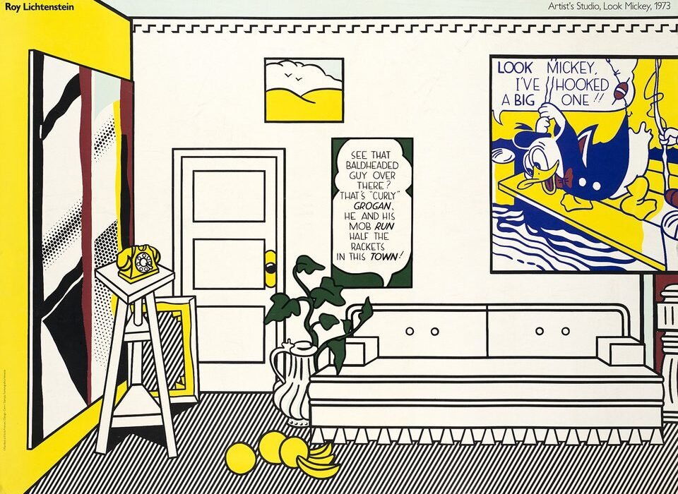 Warren Levy art - Roy Lichtenstein : Artist’s Studios (1973–1974) 