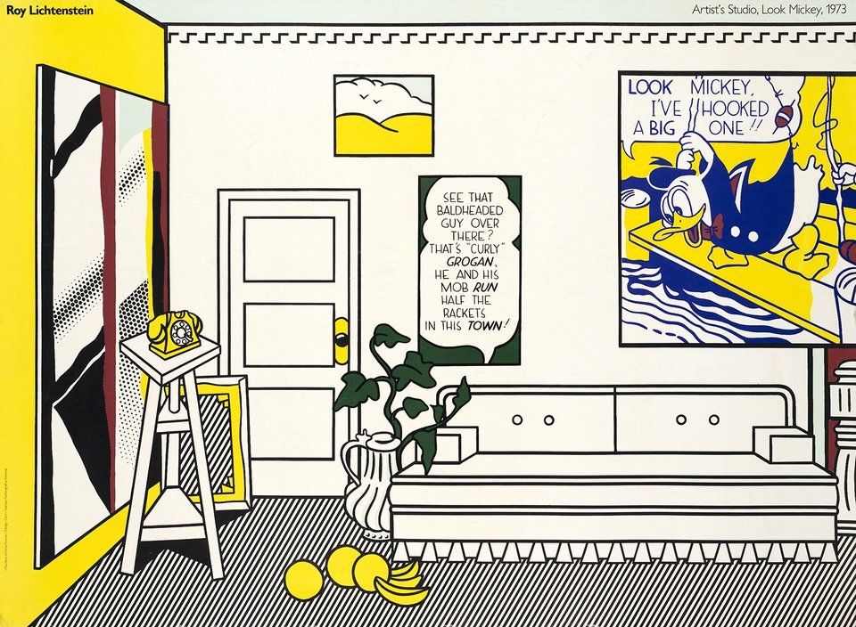 Warren Levy art - Roy Lichtenstein : Artist’s Studios (1973–1974) 