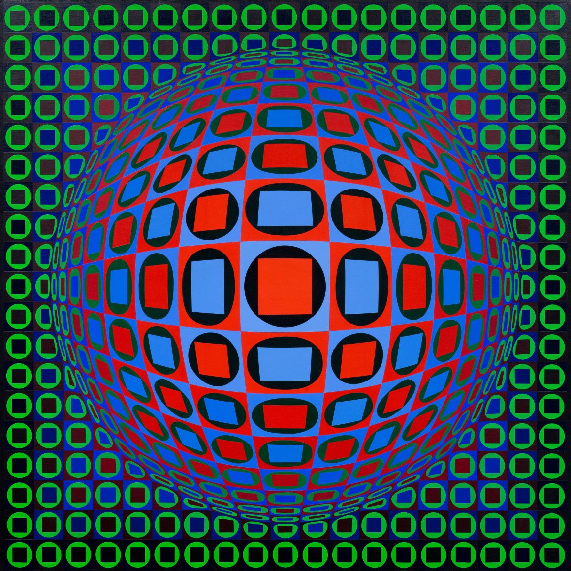 warren levy art - Les séries emblématiques de Vasarely